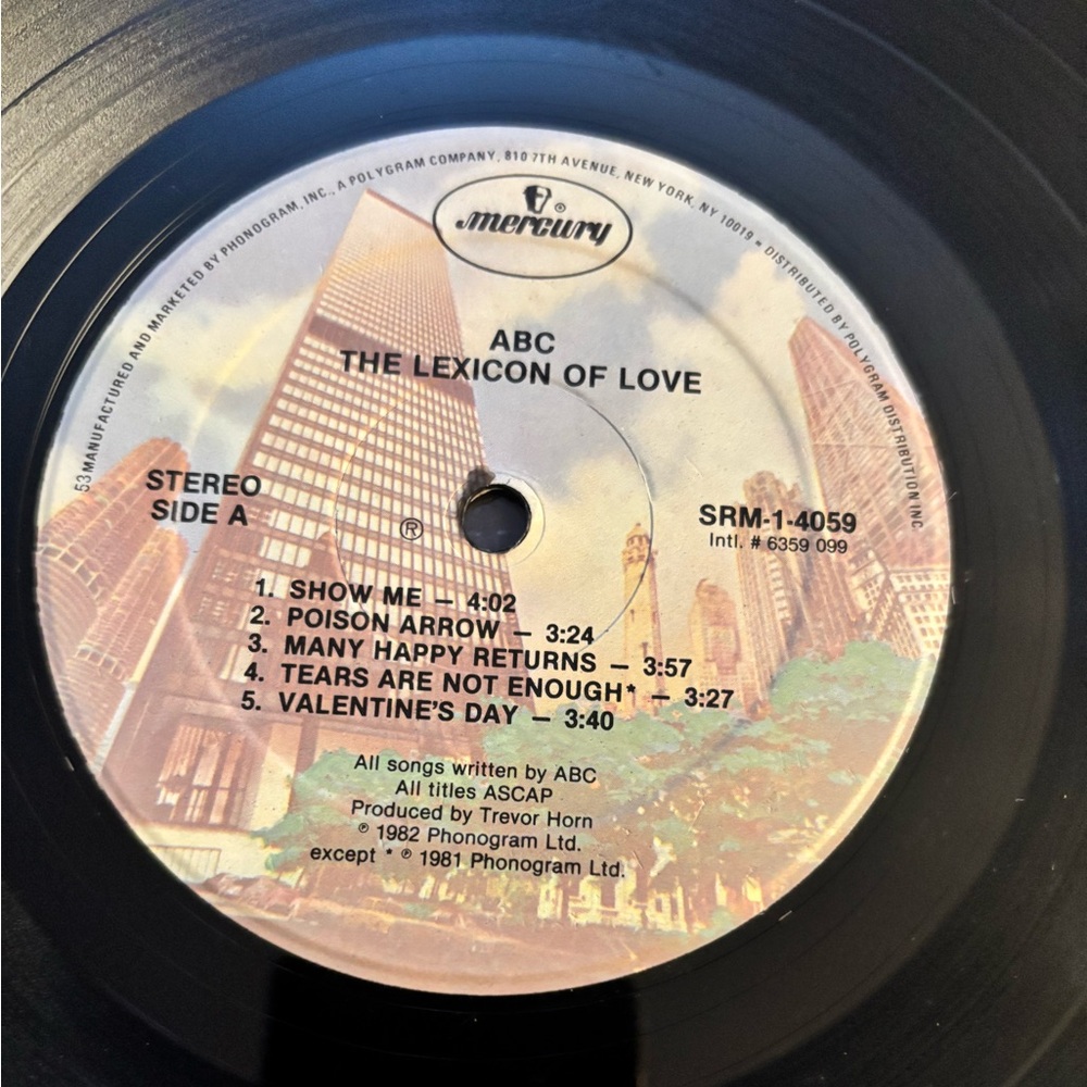 ABC The Lexicon of Love Vinyl Record by Mercury Records - Picture 9 of 11